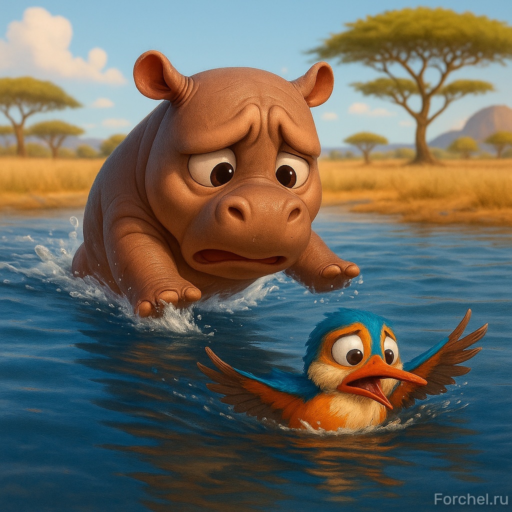 Спасение птички