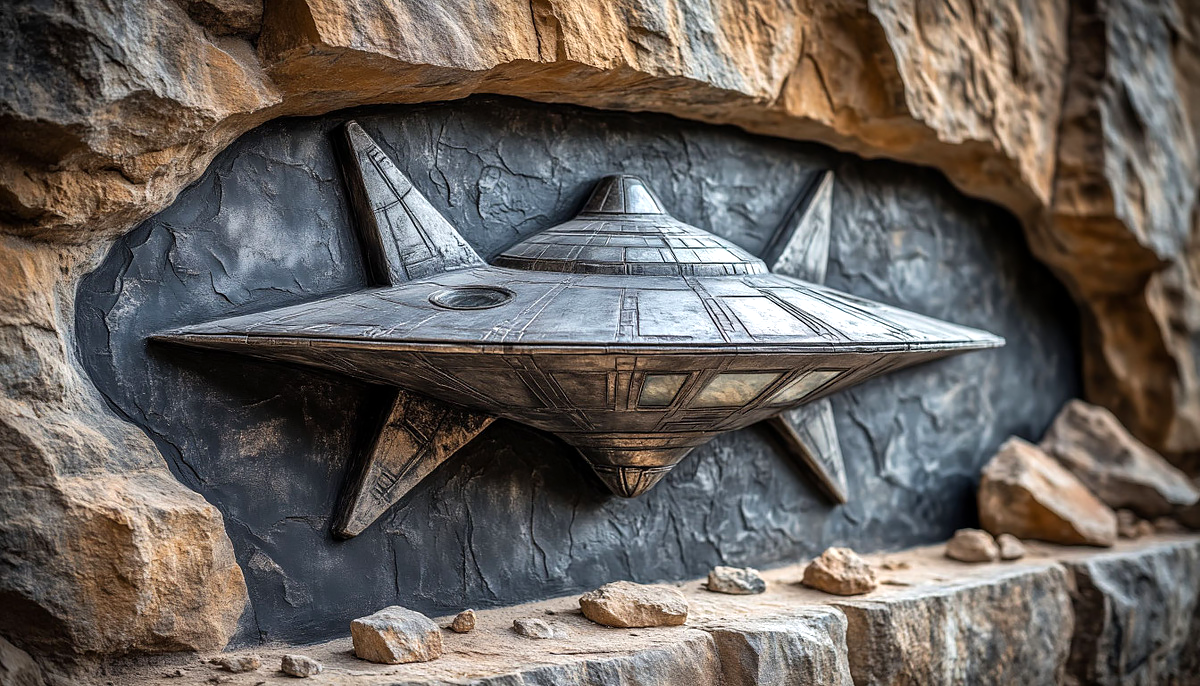 Фотореконструкция барельефа, обнаруженного Жаном дю Платтом.