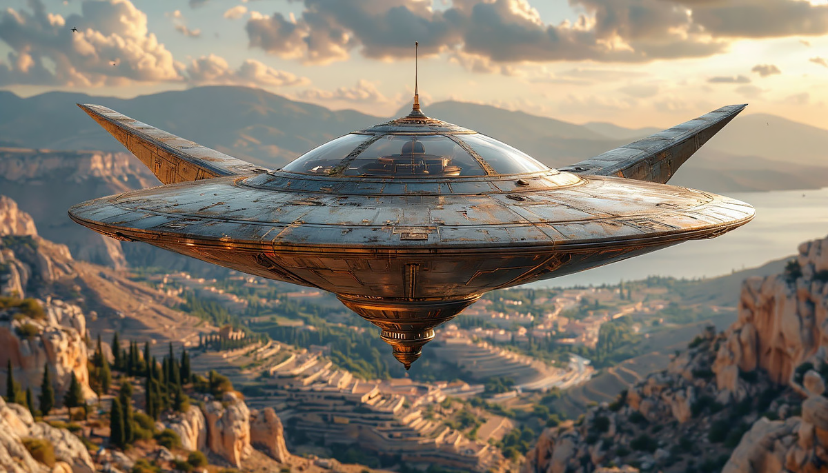 Возможно, атланты перемещались на летающих аппаратах.