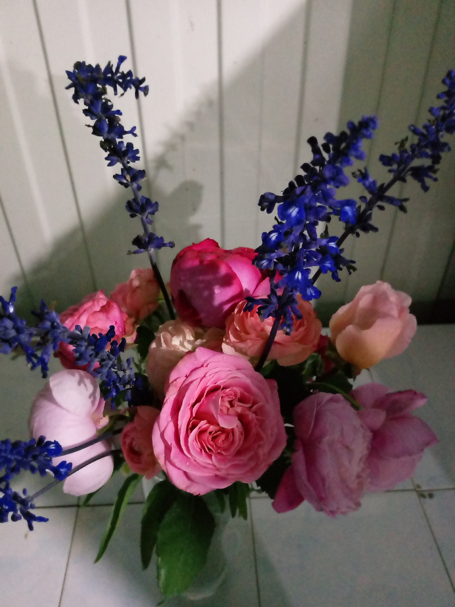 Этот же букет. Вид сверху.