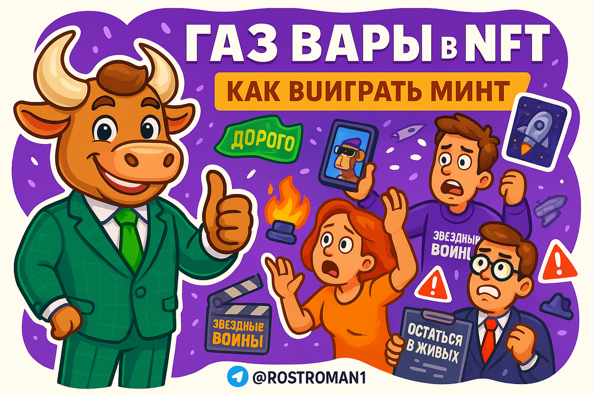    Gas wars в NFT: 7 скрытых ловушек, которые сливают твой минт и деньги РоСТ | Роман о Системном Трейдинге