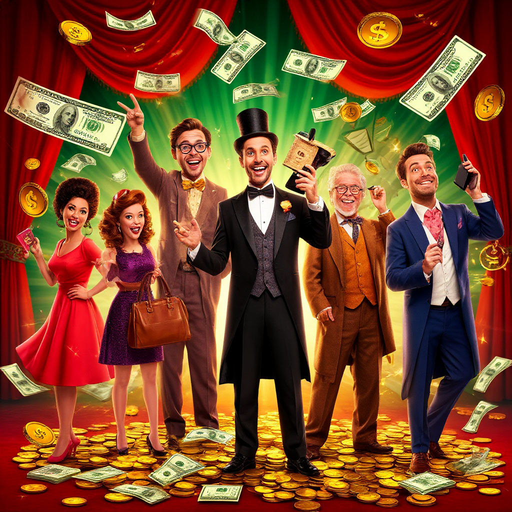 Иллюстрация "Деньги в воздухе" создана сетью Шедеврум