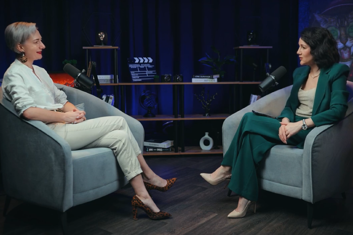 Кадр из выпуска Олеси Сайдерис с нутрициологом Натальей Ковалевой.