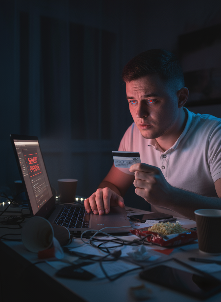 Оформил кредитку в 18 и попал в долговую яму