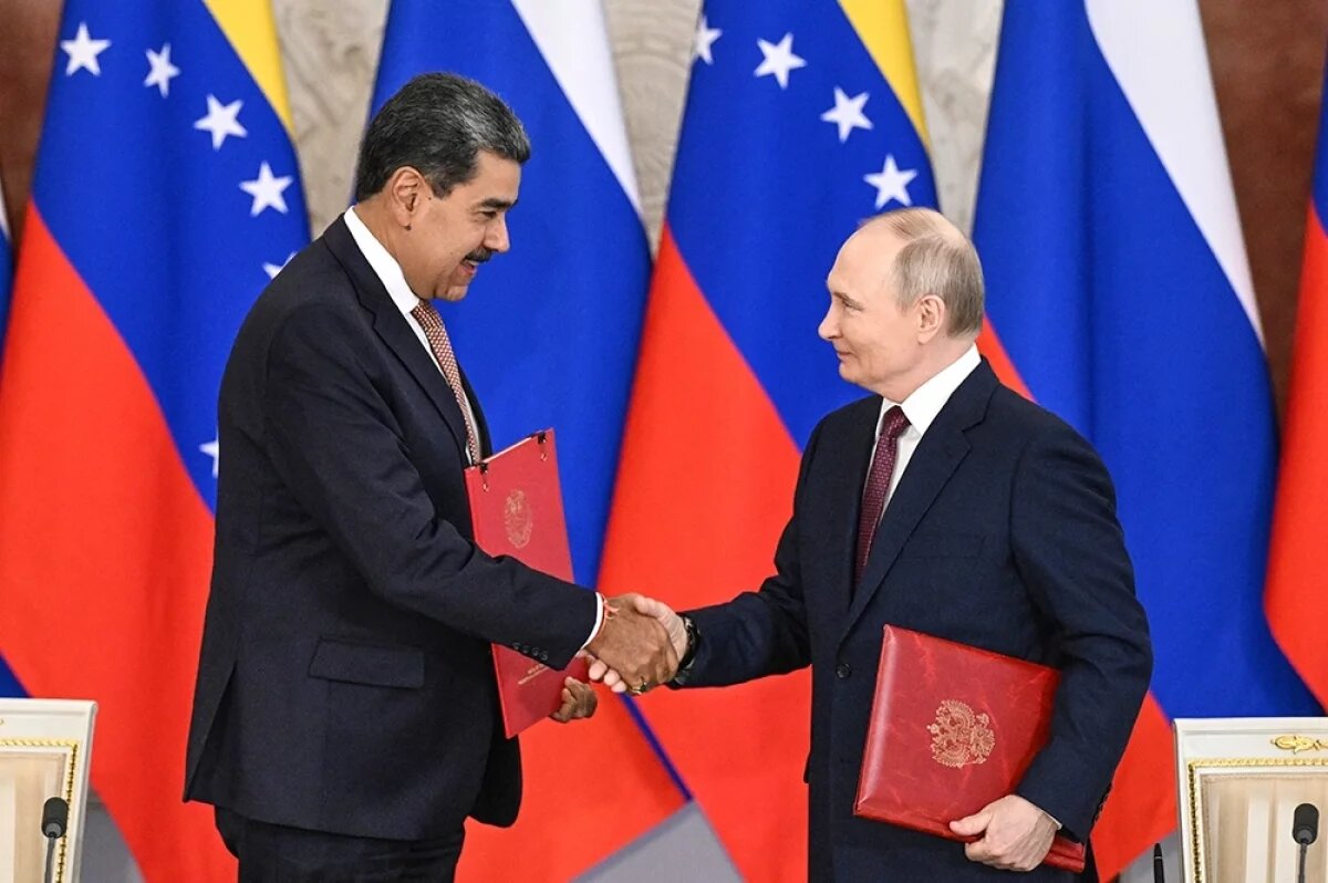    Николас Мадуро и Владимир Путин.