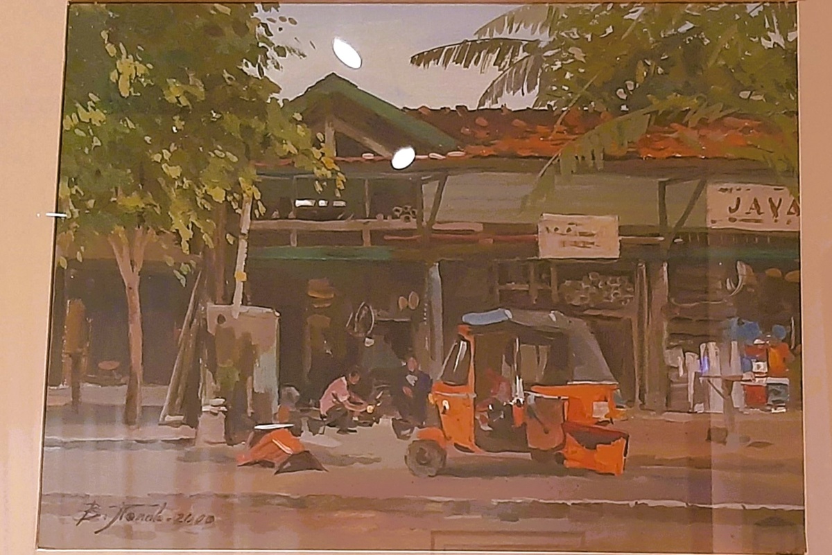 Попов В.Б. Джакарта Индонезия, Ремонтная мастерская.