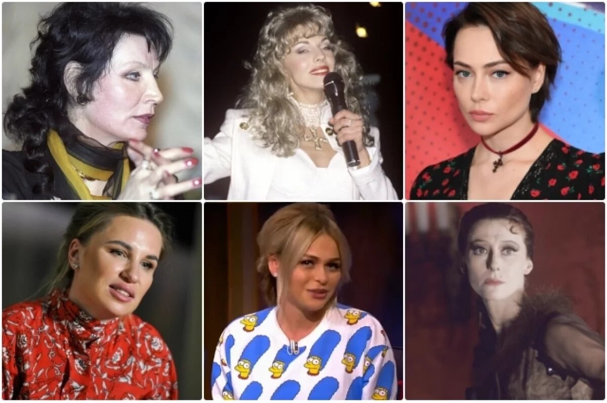    Джуна, Наталья Ветлицкая, Настасья Самбурская, Валерия Гай Германика, Анна Хилькевич, Майя Плисецкая.