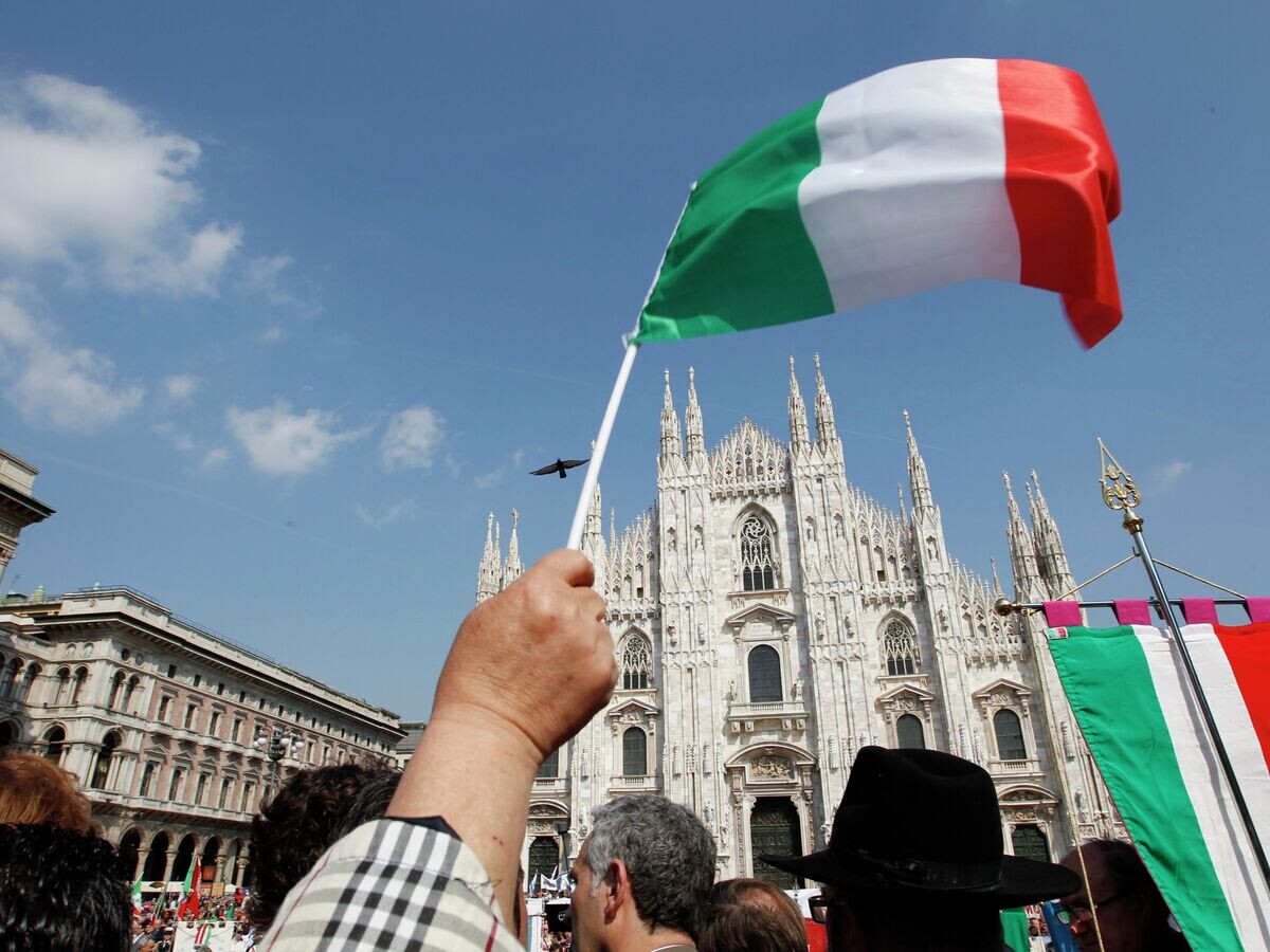    Празднование Дня освобождения в Милане, Италия© AP Photo / Luca Bruno