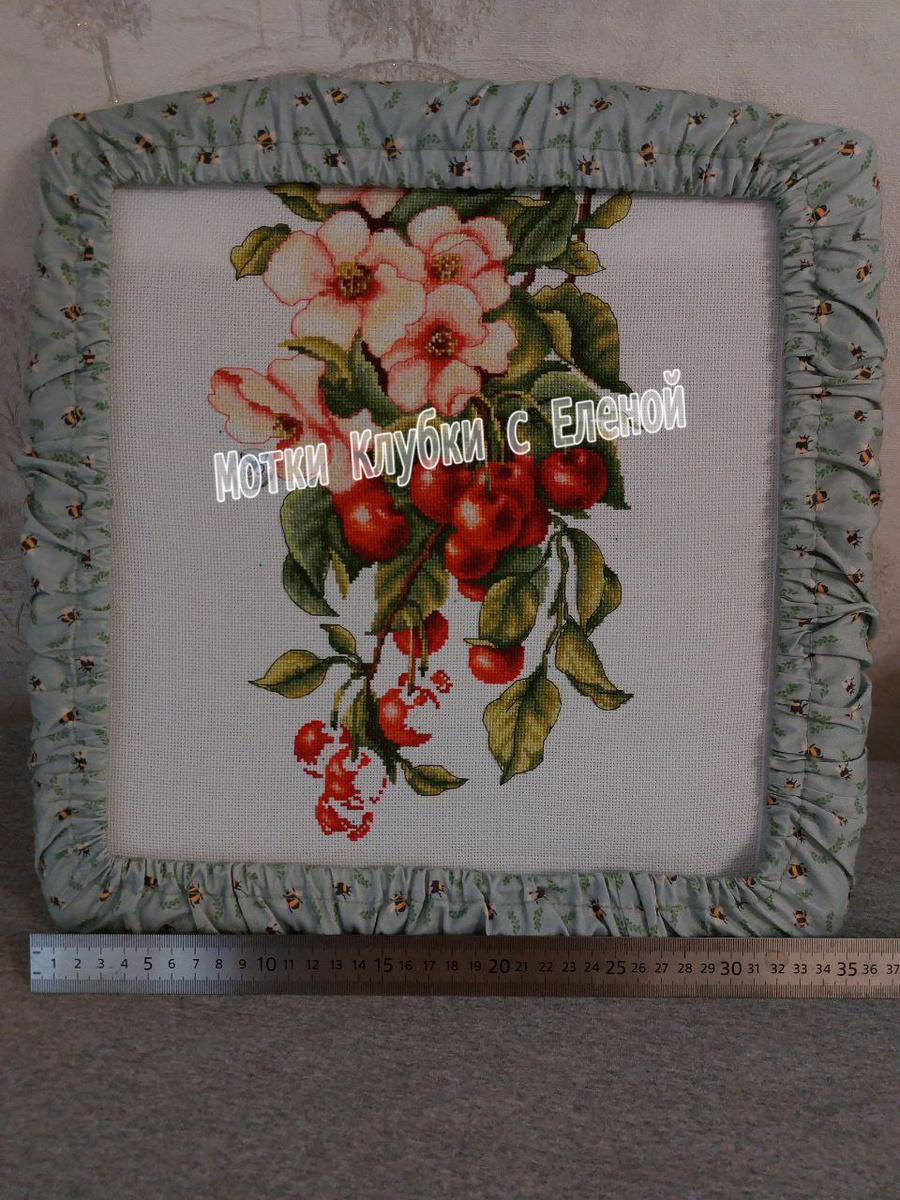 Вышивка крестом "Композиция с черешней" от Лука-с