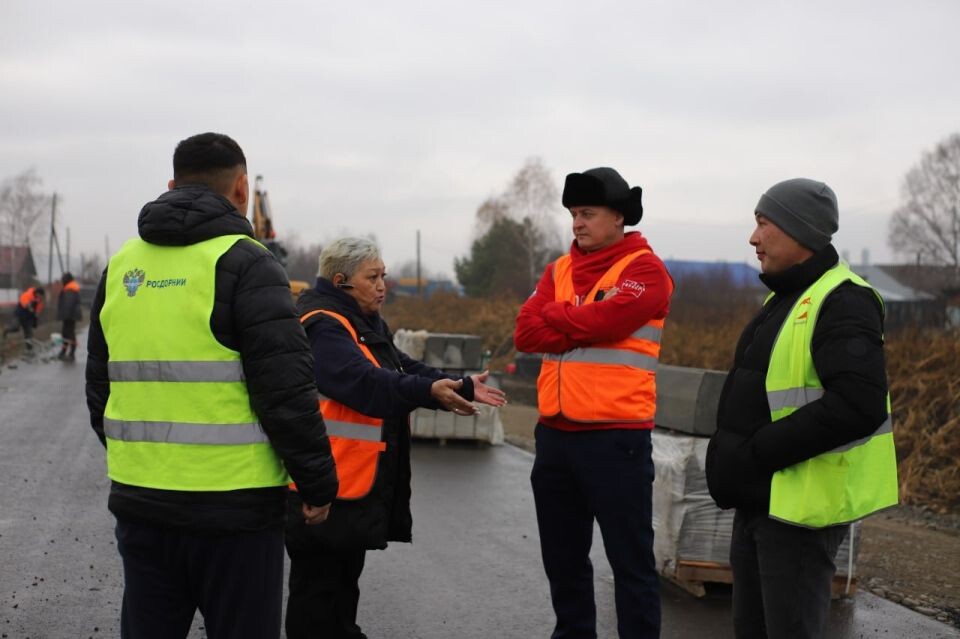    Строительство Платовского моста. Октябрь 2025 года. Источник: Минтранс Республики Алтай