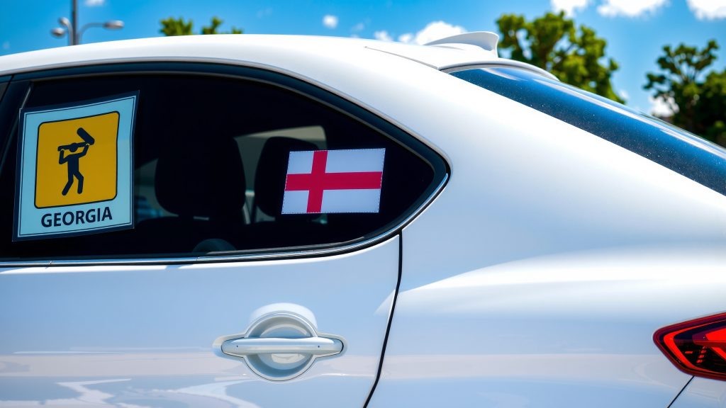    Какие наклейки и знаки нужны на авто для границы с Грузией