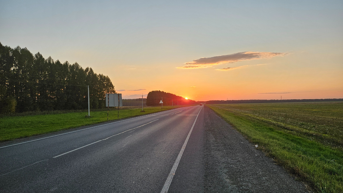 Дорога Уфа - Белорецк в Архангельском или Кармаскалинском районе
