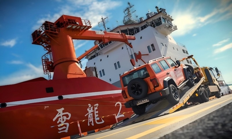 Дизельный Tank 300 станет рабочей лошадкой на китайской станции "Великая стена" в Антарктиде. Источник: GWM