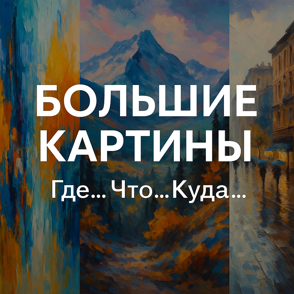 Особенности больших картин