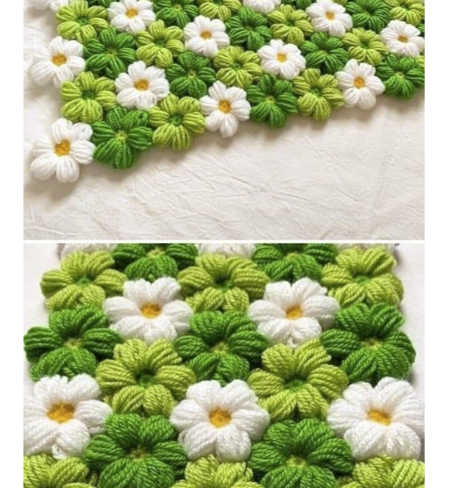 Избавляемся от остатков пряжи. Цветочный круговорот: превращаем остатки пряжи в шедевры. Идеи и схемы.