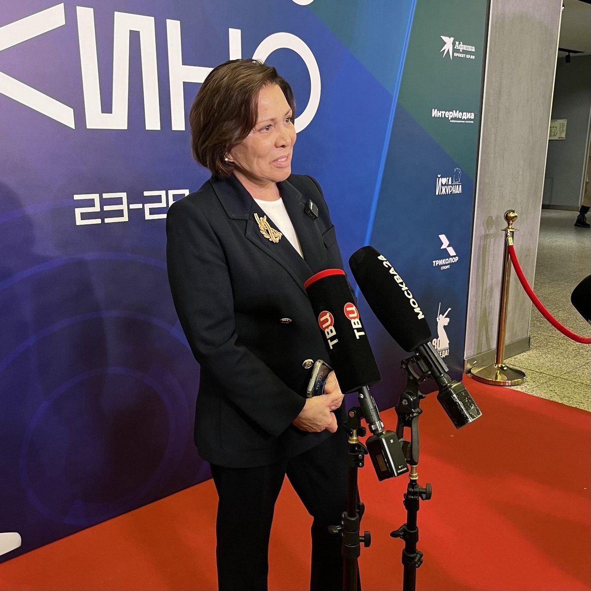 На пресс-конференции