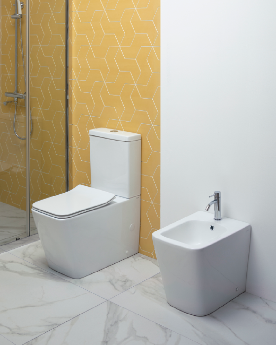 Унитаз с бачком напольный Aquanet Rimless Tavr-C1 BL-103N-TPT в Москве