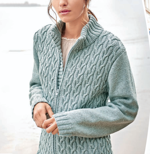 ТЕПЛЫЕ КАРДИГАНЫ СПИЦАМИ, ОПИСАНИЯ, СХЕМЫ