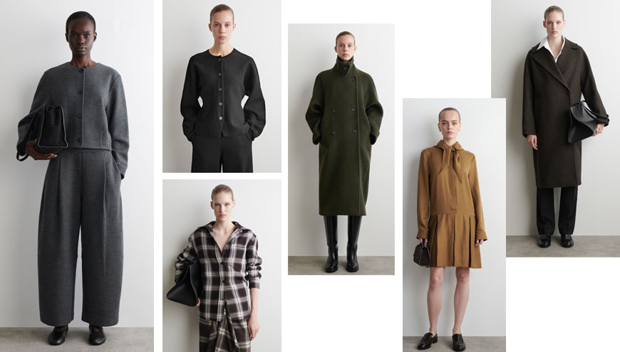 Брюки Cos | Пиджак Cos | Рубашка Cos | Пальто Cos | Платье Cos | Пальто Cos