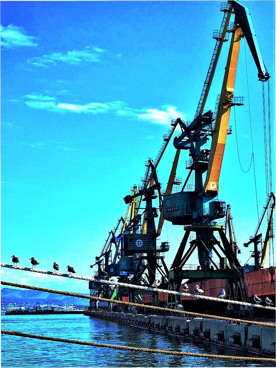 2. У мыса Астафьева в порту