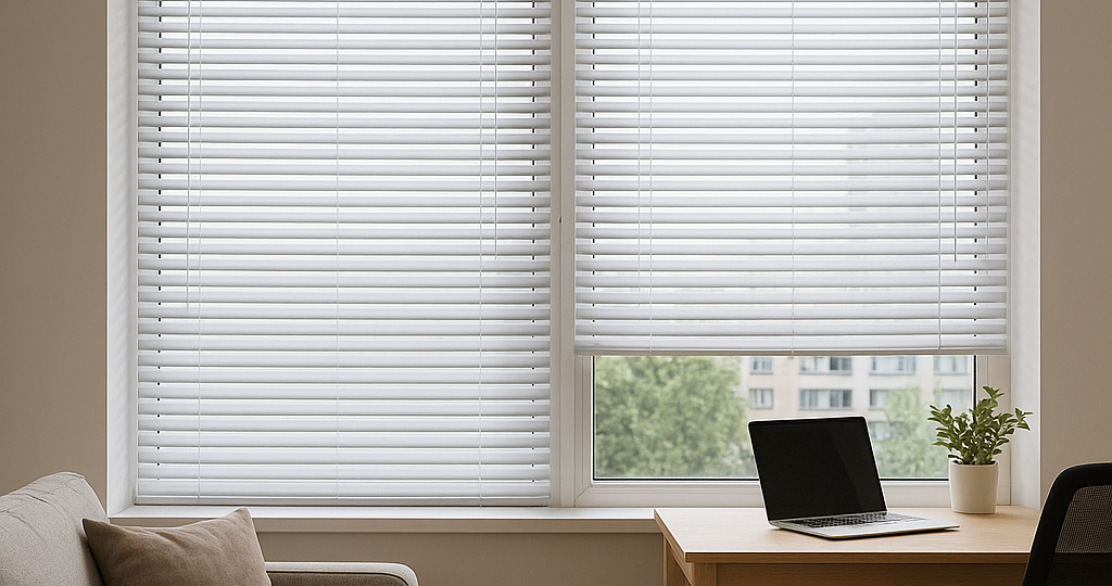 Простое решение, которое работает: горизонтальные пластиковые жалюзи для современного дома и офиса