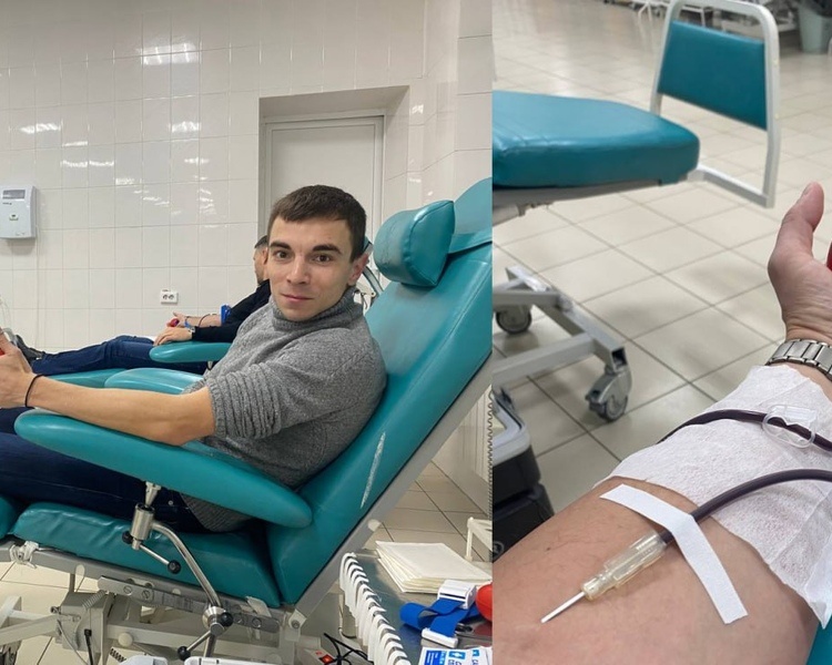     Мэр Курска Евгений Маслов сдает кровь каждые два месяца