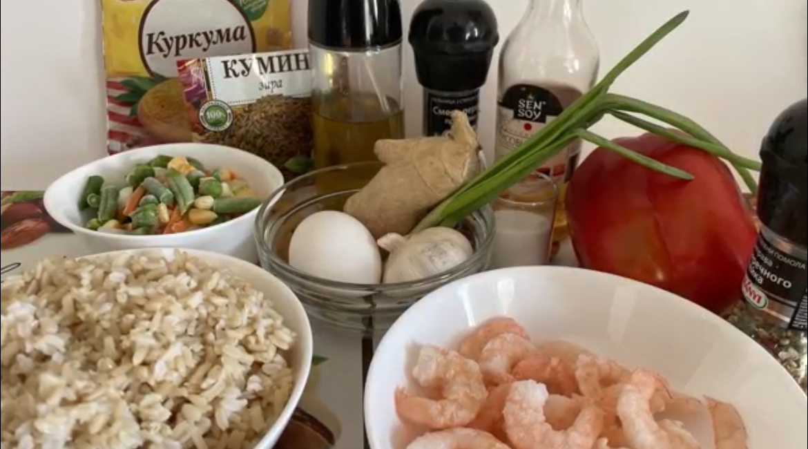 Ингредиенты для «Жареного риса»