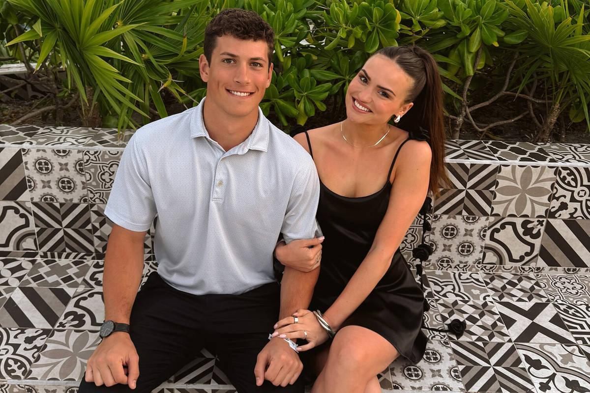 Будущая мисс США Одри Экерт со своим молодым человеком в мае 2025 года ©audreyeckert_/Instagram  📷