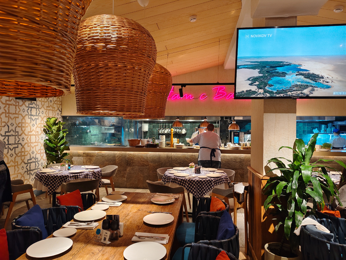 Интерьер ресторана «Клёво» Аркадия Новикова