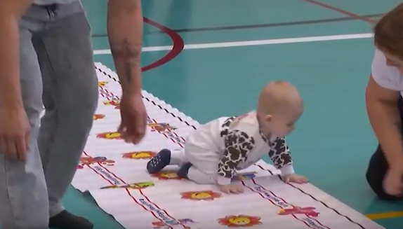     В Ужурском округе прошли ползунковые бега