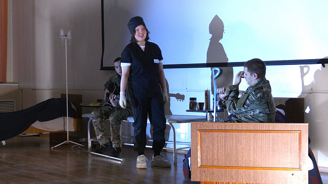    Нижневартовские школьники поставили спектакль о пациентах военного госпиталя в Ростове