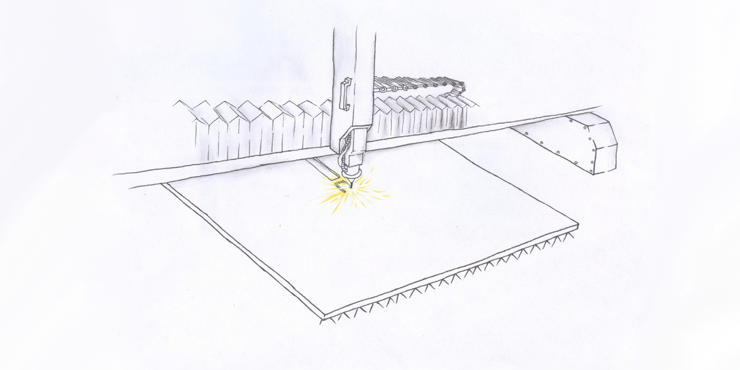 Лазерная резка металла как работает?