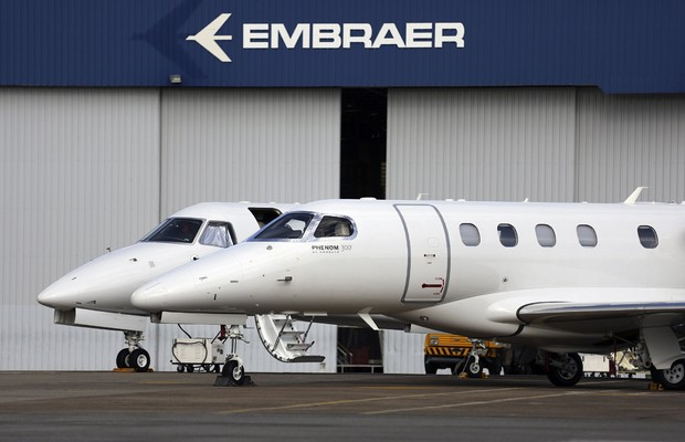 Штаб-квартира Embraer в Сан-Жозе-дус-Кампус, Сан-Паулу, Бразилия.