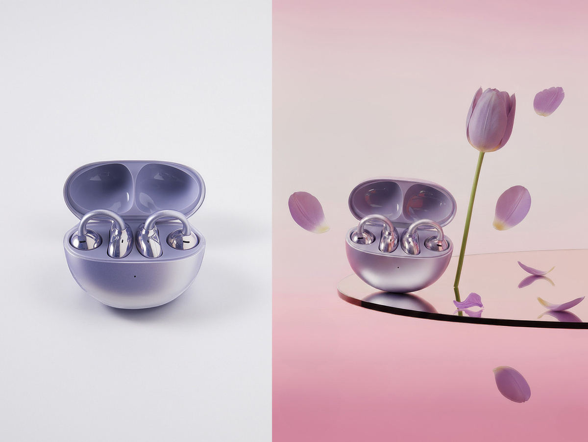 Студийный кадр: точный цвет, чистые тени, читаемая фактура. На такой базе AI работает корректно.

Лёгкий push-in, окружающая среда и цвет. Реализм сохранён, потому что свет и материал заданы на исходнике.