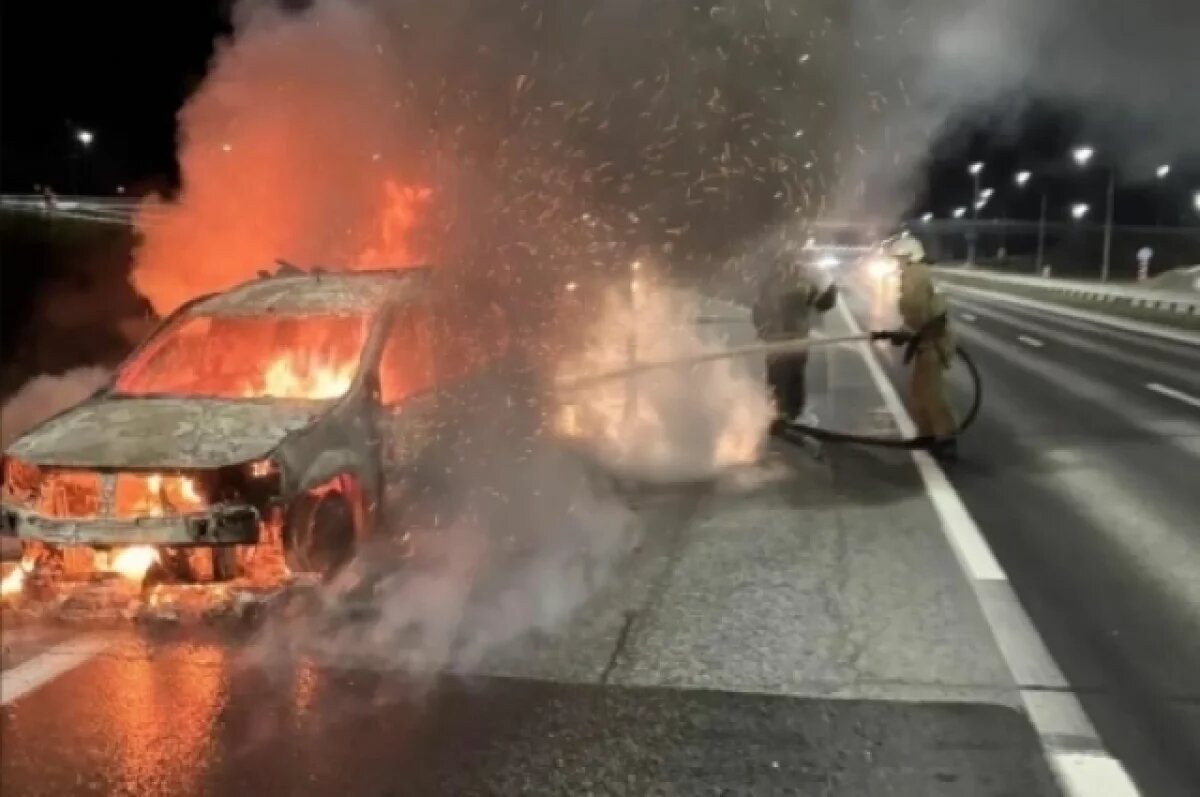    В Челябинской области за последние сутки сгорели два автомобиля