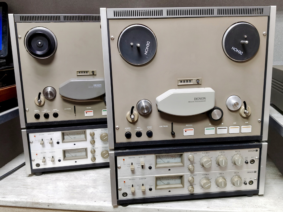 Двое из ларца. Катушечники Denon DH-610s. Фото из моего личного архива мастерской SoundLab55.