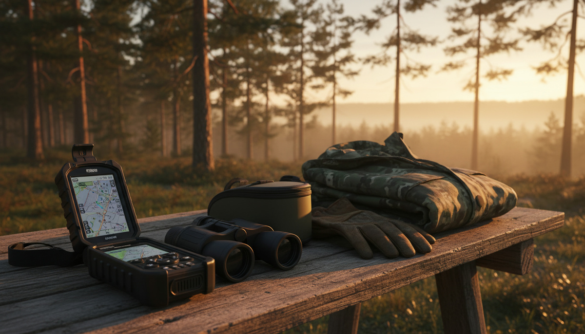    Снаряжение на столе