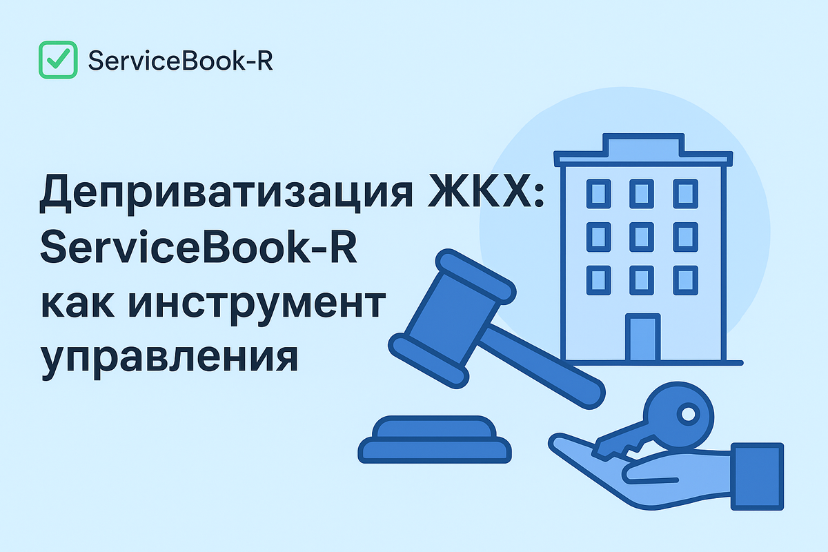 Деприватизация ЖКХ: ServiceBook-R как инструмент управления 