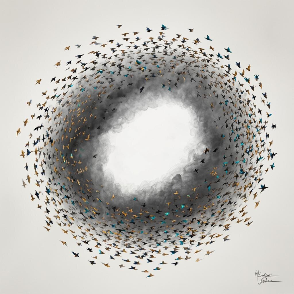 Они то вытягиваются в дымчатый эллипс, столь идеальный, что Евклид бы прослезился...