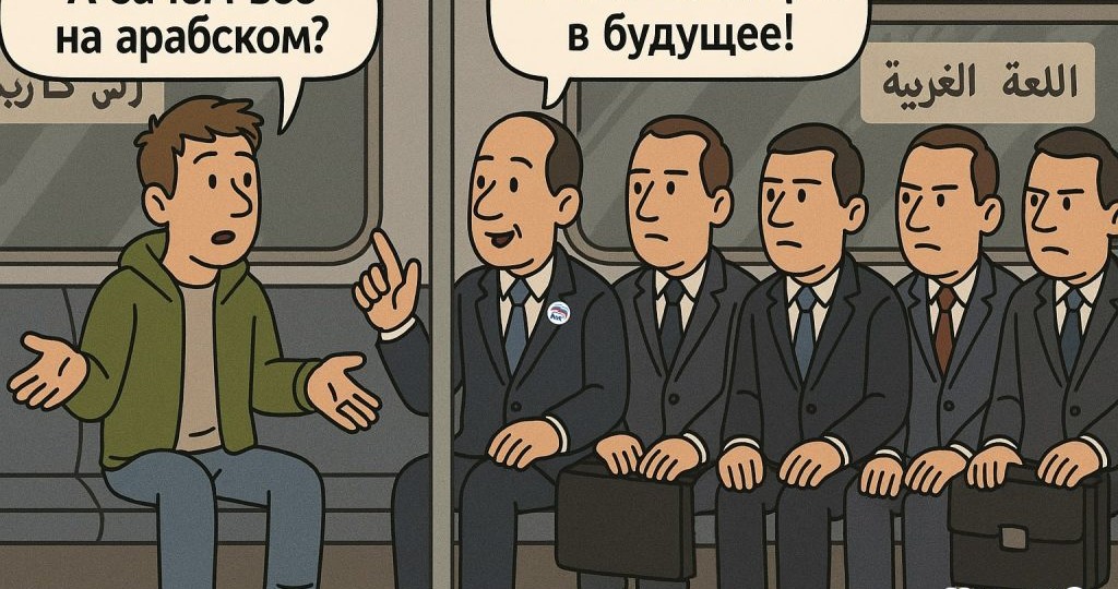 Зачем московскому метро арабская вязь?