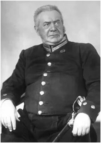 Фото из интернета. Актеры и их роли. В роли городничего Н.К.Яковлев. Источник: maly.ru