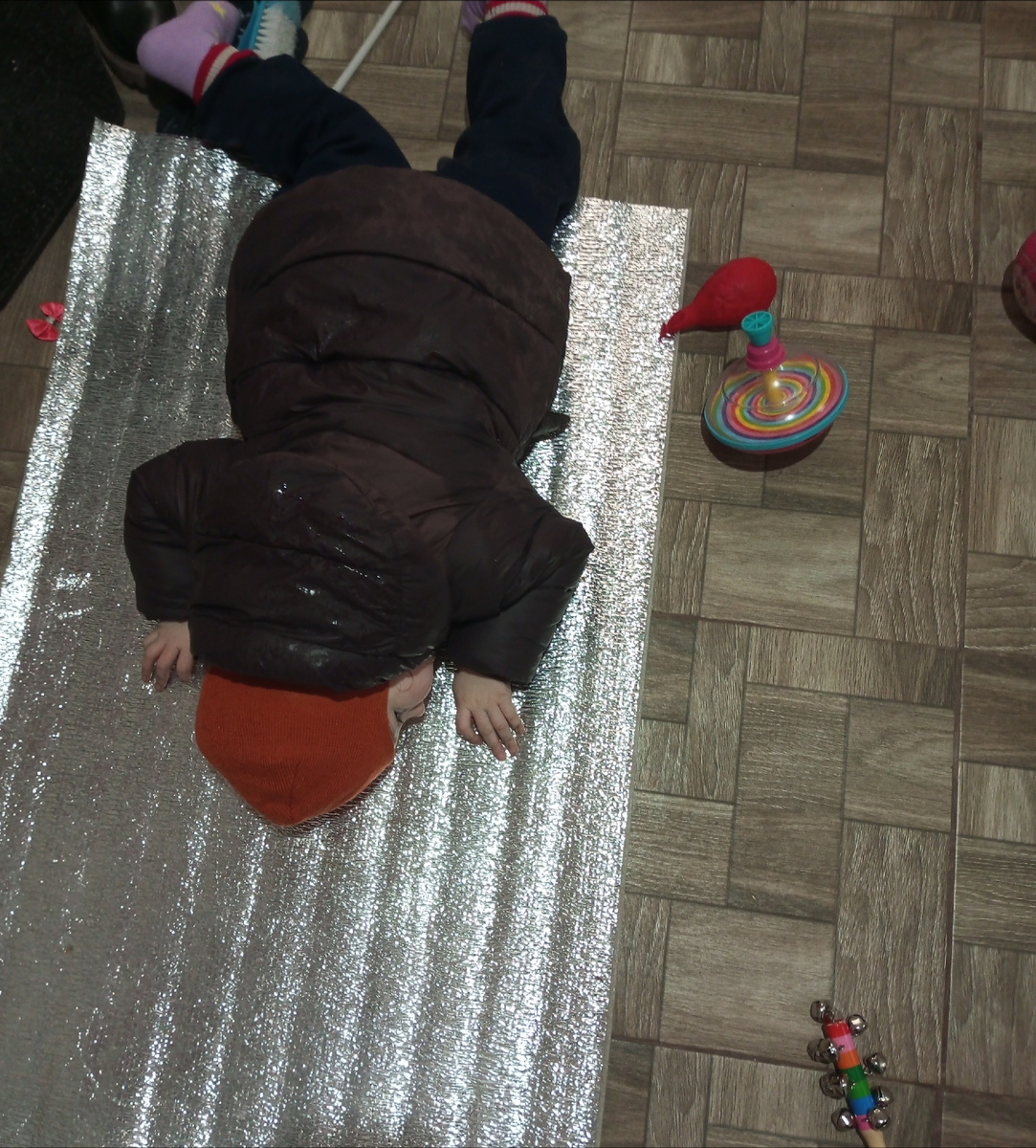 И да, у нас везде бардак из детских игрушек. Да и не только из них... 