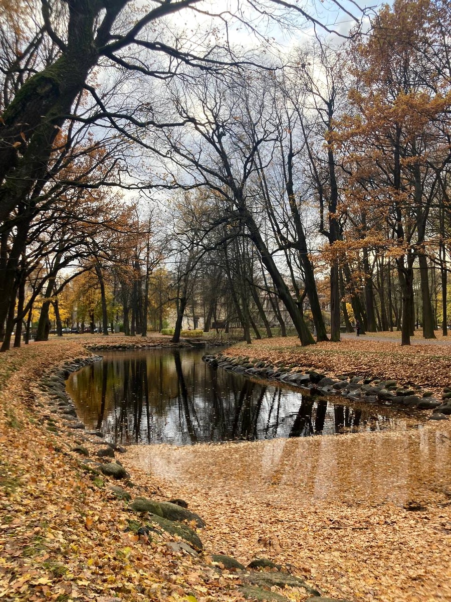 Фото от дочери. Лопухинский сад. 