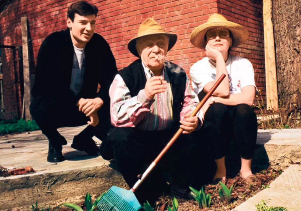 Ролан Быков и Елена Санаева с Павлом Санаевым