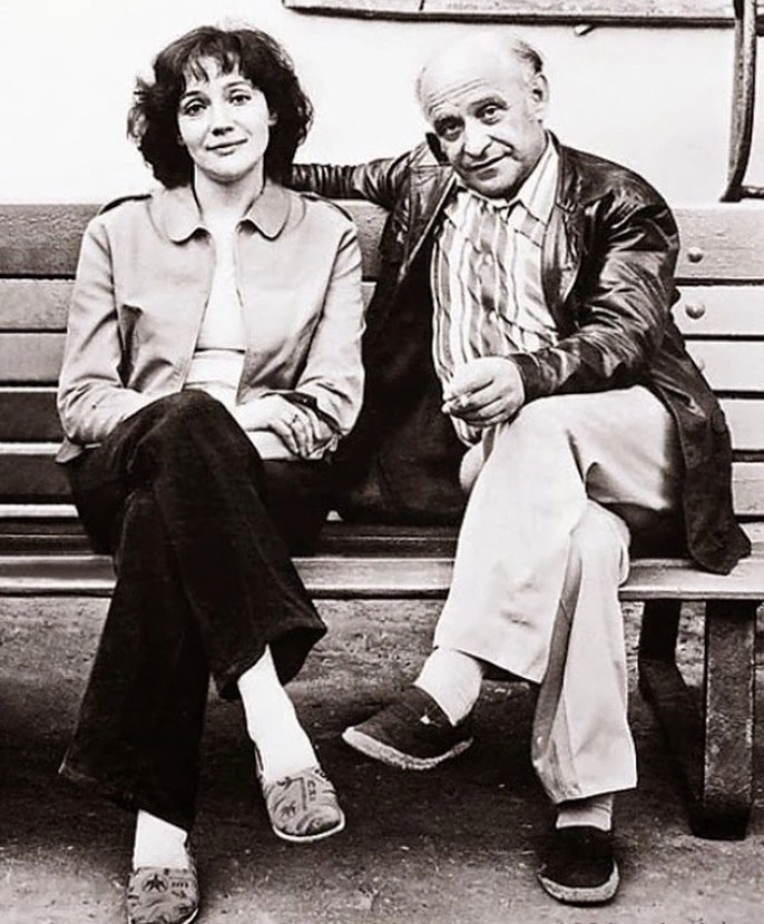 Ролан Быков и Елена Санаева