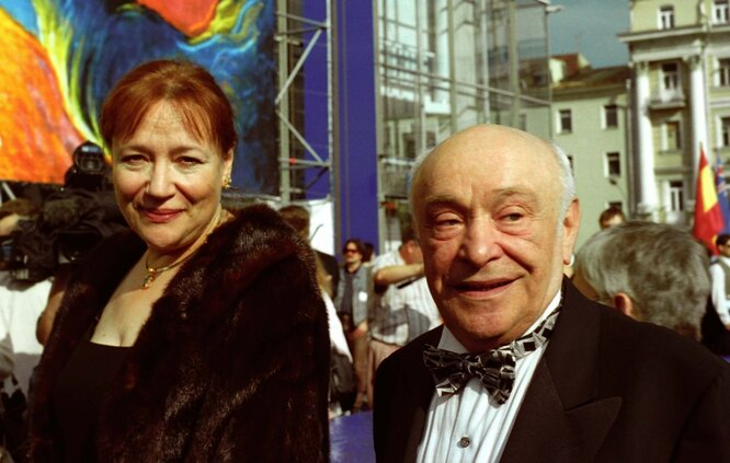 Ролан Быков и Елена Санаева