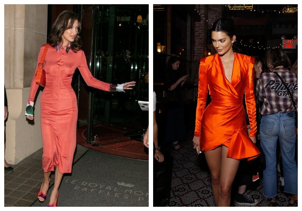 Красные и огненно-оранжевые оттенки 