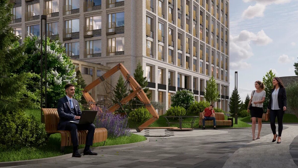 Фотоархив ГК СМСС. Визуализация финквартал Land Lord