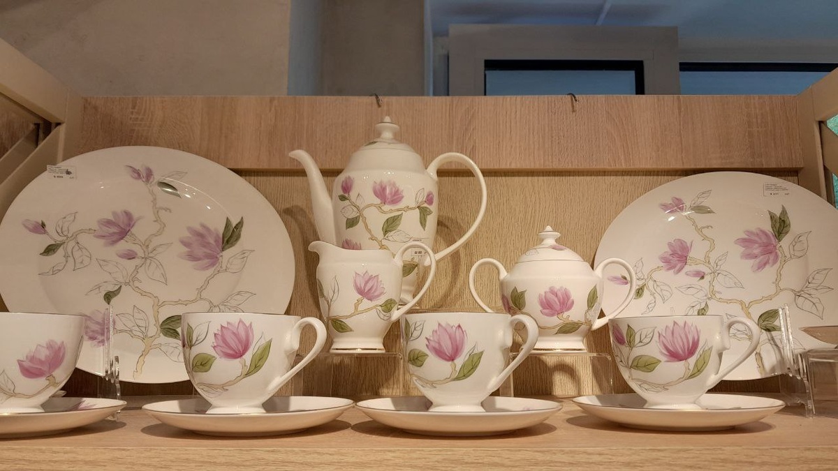 Сервизы с очень нежным рисунком