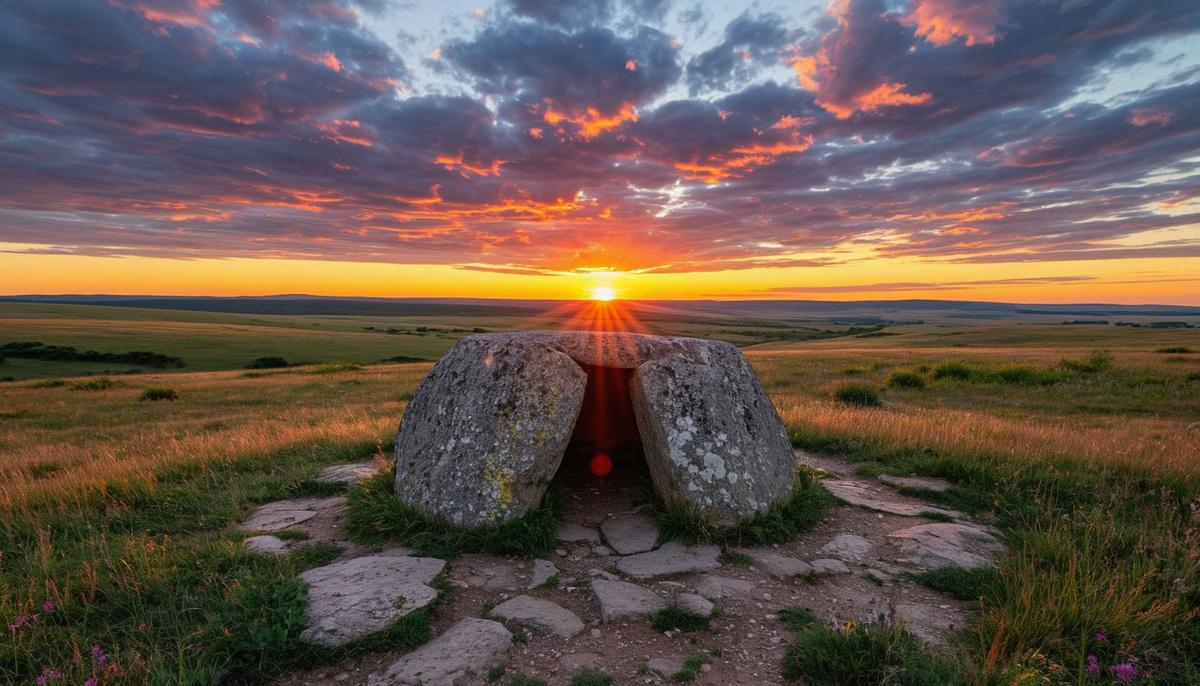 Дольмен — это мегалитическое сооружение, выполнявшее функцию погребальной камеры или культового склепа.